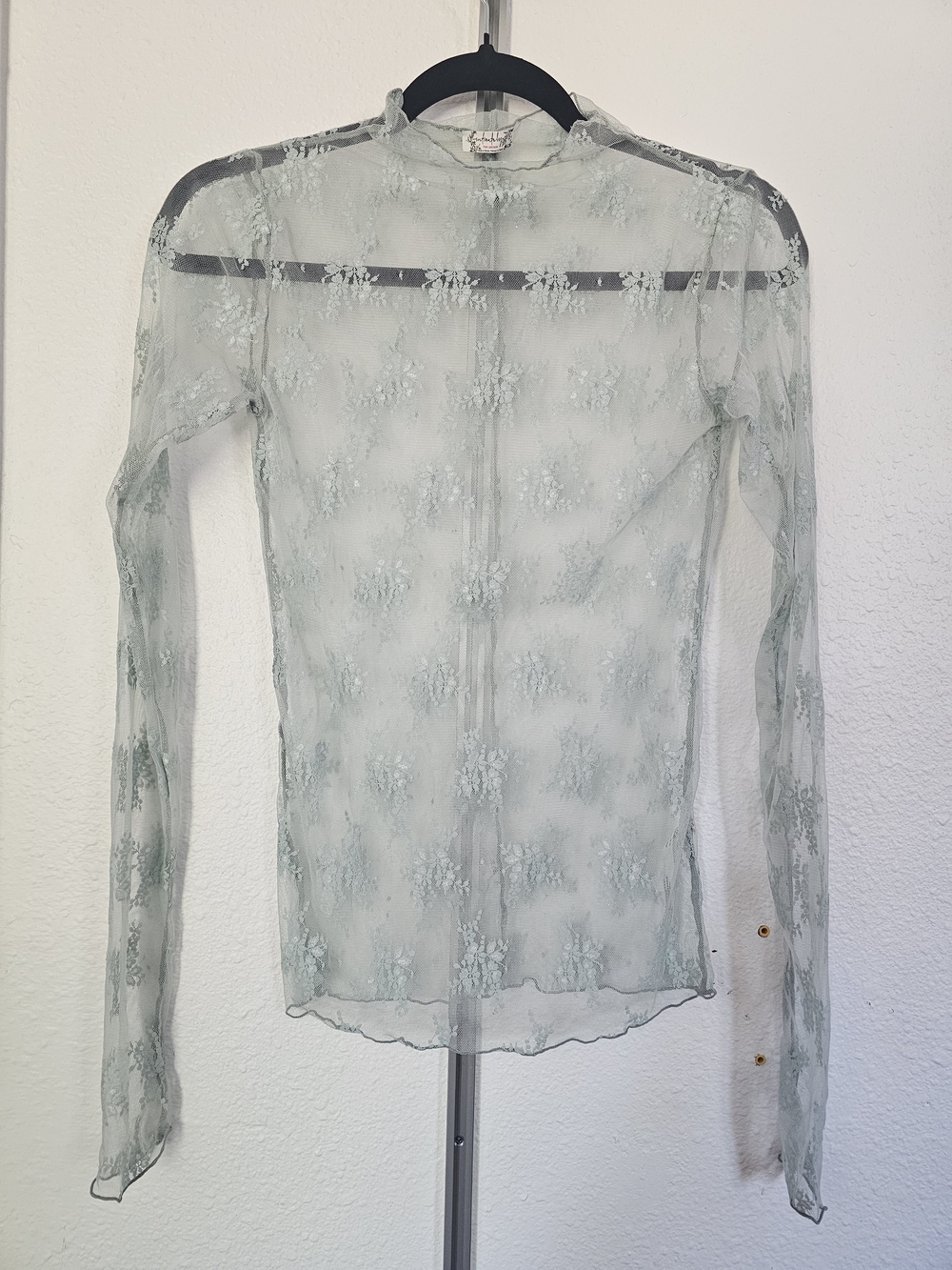 Free Peole Lace Turtleneck
